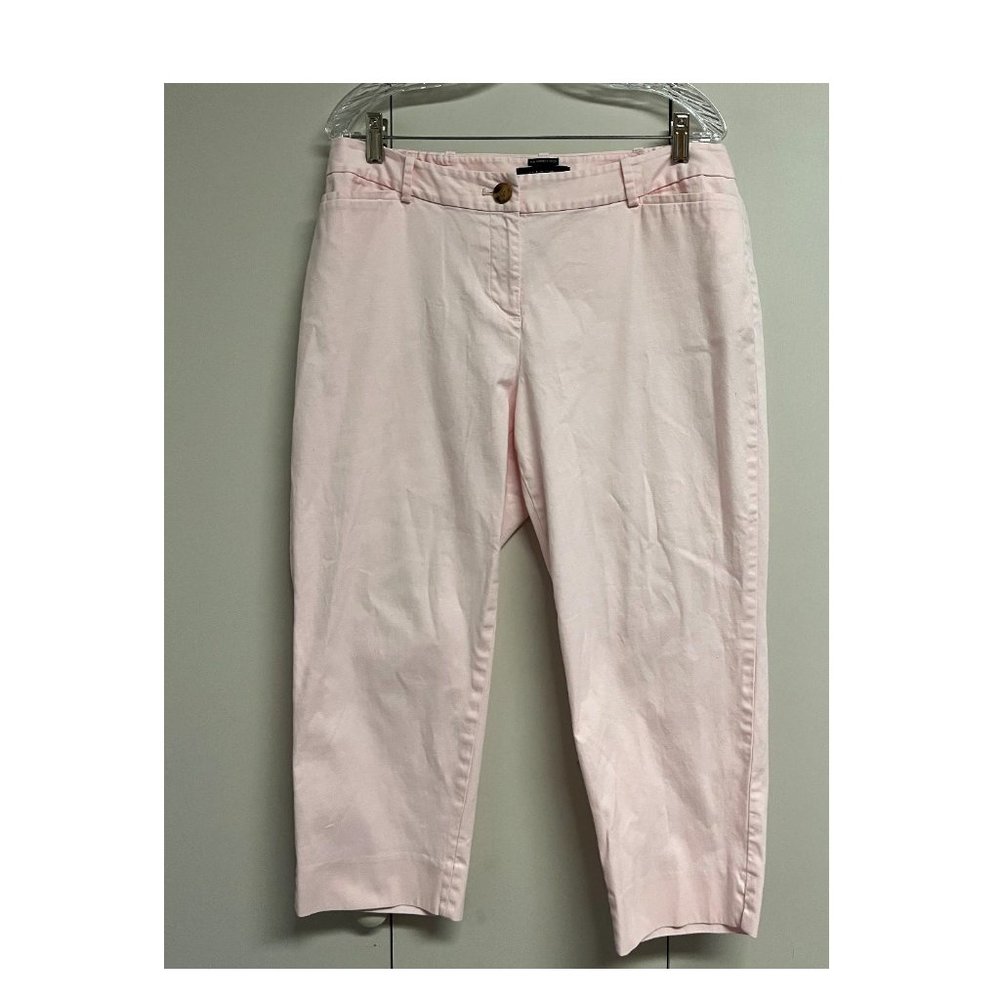 Talbot's cotton "Perfect Crops" in Light Pink 14 WP Women's Petite (Plus Petite)